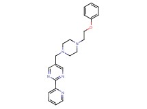 5-{[4-(2-phenoxyethyl)-1-piperazinyl]methyl}-2-(2-pyridinyl)pyrimidine