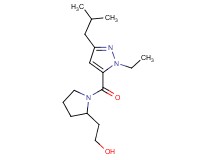 2-{1-[(1-ethyl-3-isobutyl-1H-pyrazol-5-yl)carbonyl]-2-pyrrolidinyl}ethanol