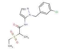 N-[1-(3-chlorobenzyl)-1H-pyrazol-5-yl]-2-(ethylsulfonyl)propanamide