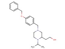 2-{4-[4-(benzyloxy)benzyl]-1-isopropyl-2-piperazinyl}ethanol