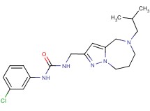 N-(3-chlorophenyl)-N'-[(5-isobutyl-5,6,7,8-tetrahydro-4H-pyrazolo[1,5-a][1,4]diazepin-2-yl)methyl]urea