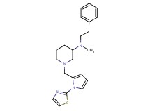 N-methyl-N-(2-phenylethyl)-1-{[1-(1,3-thiazol-2-yl)-1H-pyrrol-2-yl]methyl}-3-piperidinamine