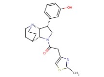 3-{(3R*,3aR*,7aR*)-1-[(2-methyl-1,3-thiazol-4-yl)acetyl]octahydro-4,7-ethanopyrrolo[3,2-b]pyridin-3-yl}phenol