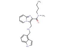 N-butyl-3-{[(1H-indol-4-ylmethyl)amino]methyl}-N-methylimidazo[1,2-a]pyridine-2-carboxamide