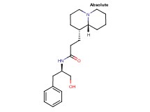 N-[(1R)-1-benzyl-2-hydroxyethyl]-3-[(1S,9aR)-octahydro-2H-quinolizin-1-yl]propanamide