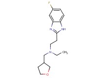 N-ethyl-2-(5-fluoro-1H-benzimidazol-2-yl)-N-(tetrahydrofuran-3-ylmethyl)ethanamine