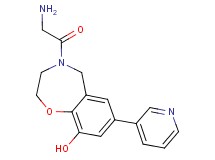 4-glycyl-7-(3-pyridinyl)-2,3,4,5-tetrahydro-1,4-benzoxazepin-9-ol dihydrochloride