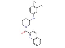 N-(3,4-dimethylphenyl)-1-(2-quinolinylcarbonyl)-3-piperidinamine