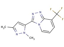 3-(1,3-dimethyl-1H-pyrazol-5-yl)-8-(trifluoromethyl)[1,2,4]triazolo[4,3-a]pyridine