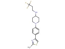 1-[4-(2-methyl-1,3-thiazol-4-yl)phenyl]-N-(3,3,3-trifluoropropyl)-4-piperidinamine