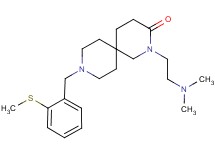 2-[2-(dimethylamino)ethyl]-9-[2-(methylthio)benzyl]-2,9-diazaspiro[5.5]undecan-3-one