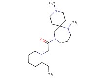 11-[(2-ethylpiperidin-1-yl)acetyl]-3,7-dimethyl-3,7,11-triazaspiro[5.6]dodecane