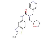 N'-(2-methyl-1,3-benzothiazol-5-yl)-N-(pyridin-4-ylmethyl)-N-(tetrahydrofuran-2-ylmethyl)urea