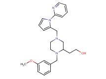 2-(1-(3-methoxybenzyl)-4-{[1-(2-pyridinyl)-1H-pyrrol-2-yl]methyl}-2-piperazinyl)ethanol