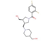 ((3R*,4R*)-1-(2,4-difluorobenzoyl)-4-{[4-(hydroxymethyl)piperidin-1-yl]methyl}pyrrolidin-3-yl)methanol
