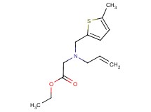 ethyl {allyl[(5-methyl-2-thienyl)methyl]amino}acetate