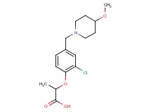 2-{2-chloro-4-[(4-methoxypiperidin-1-yl)methyl]phenoxy}propanoic acid