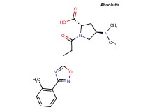 (2S,4R)-4-(dimethylamino)-1-{3-[3-(2-methylphenyl)-1,2,4-oxadiazol-5-yl]propanoyl}pyrrolidine-2-carboxylic acid