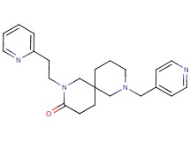 2-(2-pyridin-2-ylethyl)-8-(pyridin-4-ylmethyl)-2,8-diazaspiro[5.5]undecan-3-one