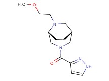(1R*,5R*)-6-(2-methoxyethyl)-3-(1H-pyrazol-3-ylcarbonyl)-3,6-diazabicyclo[3.2.2]nonane