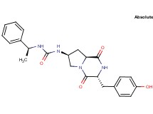 N-[(3R,7S,8aS)-3-(4-hydroxybenzyl)-1,4-dioxooctahydropyrrolo[1,2-a]pyrazin-7-yl]-N'-[(1S)-1-phenylethyl]urea