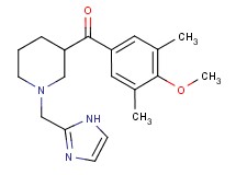 [1-(1H-imidazol-2-ylmethyl)-3-piperidinyl](4-methoxy-3,5-dimethylphenyl)methanone