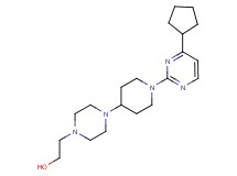 2-{4-[1-(4-cyclopentylpyrimidin-2-yl)piperidin-4-yl]piperazin-1-yl}ethanol