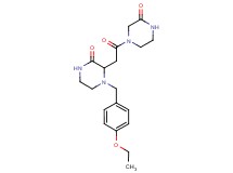 4-(4-ethoxybenzyl)-3-[2-oxo-2-(3-oxo-1-piperazinyl)ethyl]-2-piperazinone