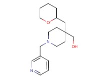 [1-(3-pyridinylmethyl)-4-(tetrahydro-2H-pyran-2-ylmethyl)-4-piperidinyl]methanol