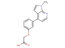[3-(1-methyl-1H-pyrrolo[2,3-b]pyridin-4-yl)phenoxy]acetic acid