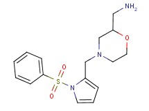 [(4-{[1-(phenylsulfonyl)-1H-pyrrol-2-yl]methyl}-2-morpholinyl)methyl]amine dihydrochloride