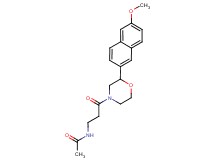 N-{3-[2-(6-methoxy-2-naphthyl)morpholin-4-yl]-3-oxopropyl}acetamide