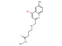 4-{[(4-hydroxy-6-methylquinolin-2-yl)methyl]amino}-N-methylbutanamide