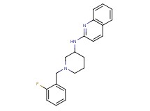 N-[1-(2-fluorobenzyl)-3-piperidinyl]-2-quinolinamine
