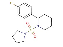 2-(4-fluorophenyl)-1-(1-pyrrolidinylsulfonyl)piperidine