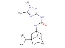 N-(1,5-dimethyl-1H-1,2,4-triazol-3-yl)-N'-(3-isopropyl-1-adamantyl)urea