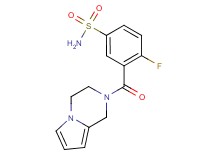 3-(3,4-dihydropyrrolo[1,2-a]pyrazin-2(1H)-ylcarbonyl)-4-fluorobenzenesulfonamide