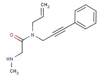 N~1~-allyl-N~2~-methyl-N~1~-(3-phenyl-2-propyn-1-yl)glycinamide hydrochloride