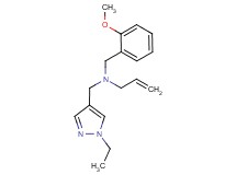 N-[(1-ethyl-1H-pyrazol-4-yl)methyl]-N-(2-methoxybenzyl)prop-2-en-1-amine