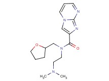 N-[2-(dimethylamino)ethyl]-N-(tetrahydrofuran-2-ylmethyl)imidazo[1,2-a]pyrimidine-2-carboxamide