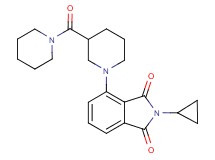 2-cyclopropyl-4-[3-(1-piperidinylcarbonyl)-1-piperidinyl]-1H-isoindole-1,3(2H)-dione