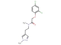 2-(2,4-dichlorophenoxy)-N-methyl-N-[2-(1-methyl-1H-pyrazol-4-yl)ethyl]acetamide
