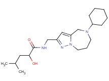 N-[(5-cyclohexyl-5,6,7,8-tetrahydro-4H-pyrazolo[1,5-a][1,4]diazepin-2-yl)methyl]-2-hydroxy-4-methylpentanamide
