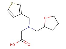 [(tetrahydrofuran-2-ylmethyl)(3-thienylmethyl)amino]acetic acid