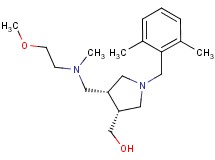 ((3R*,4R*)-1-(2,6-dimethylbenzyl)-4-{[(2-methoxyethyl)(methyl)amino]methyl}pyrrolidin-3-yl)methanol