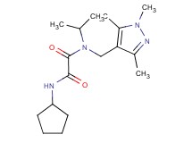 N'-cyclopentyl-N-isopropyl-N-[(1,3,5-trimethyl-1H-pyrazol-4-yl)methyl]ethanediamide