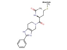 N-{(1S)-3-(methylthio)-1-[(2-phenyl-1,4,6,7-tetrahydro-5H-imidazo[4,5-c]pyridin-5-yl)carbonyl]propyl}acetamide