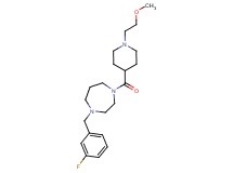 1-(3-fluorobenzyl)-4-{[1-(2-methoxyethyl)piperidin-4-yl]carbonyl}-1,4-diazepane