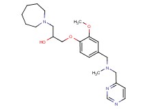 1-(1-azepanyl)-3-(2-methoxy-4-{[methyl(4-pyrimidinylmethyl)amino]methyl}phenoxy)-2-propanol