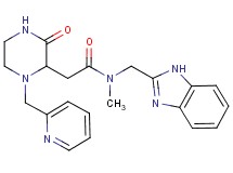 N-(1H-benzimidazol-2-ylmethyl)-N-methyl-2-[3-oxo-1-(2-pyridinylmethyl)-2-piperazinyl]acetamide